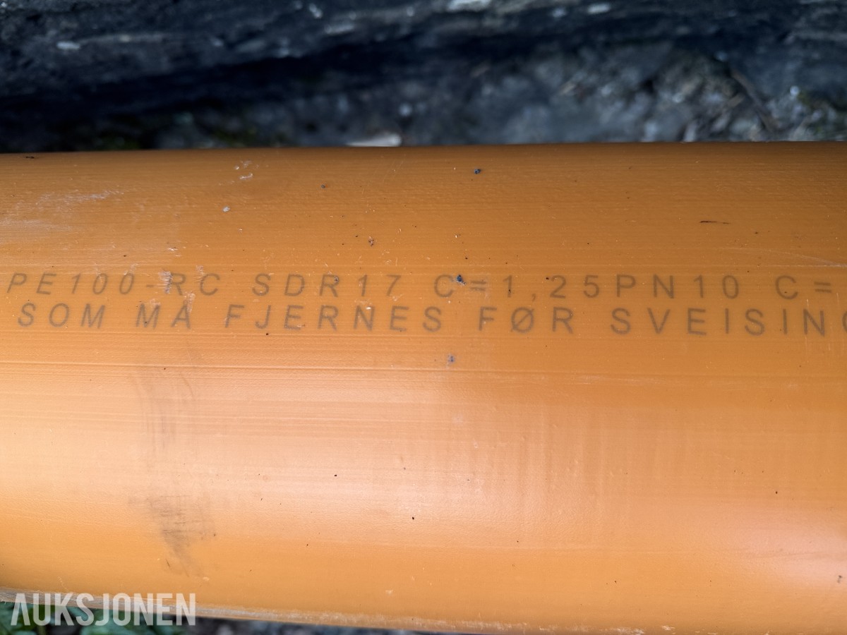 4 Stk JAPI-PIPE PE/PP-rør  /m beskyttelseskappe
