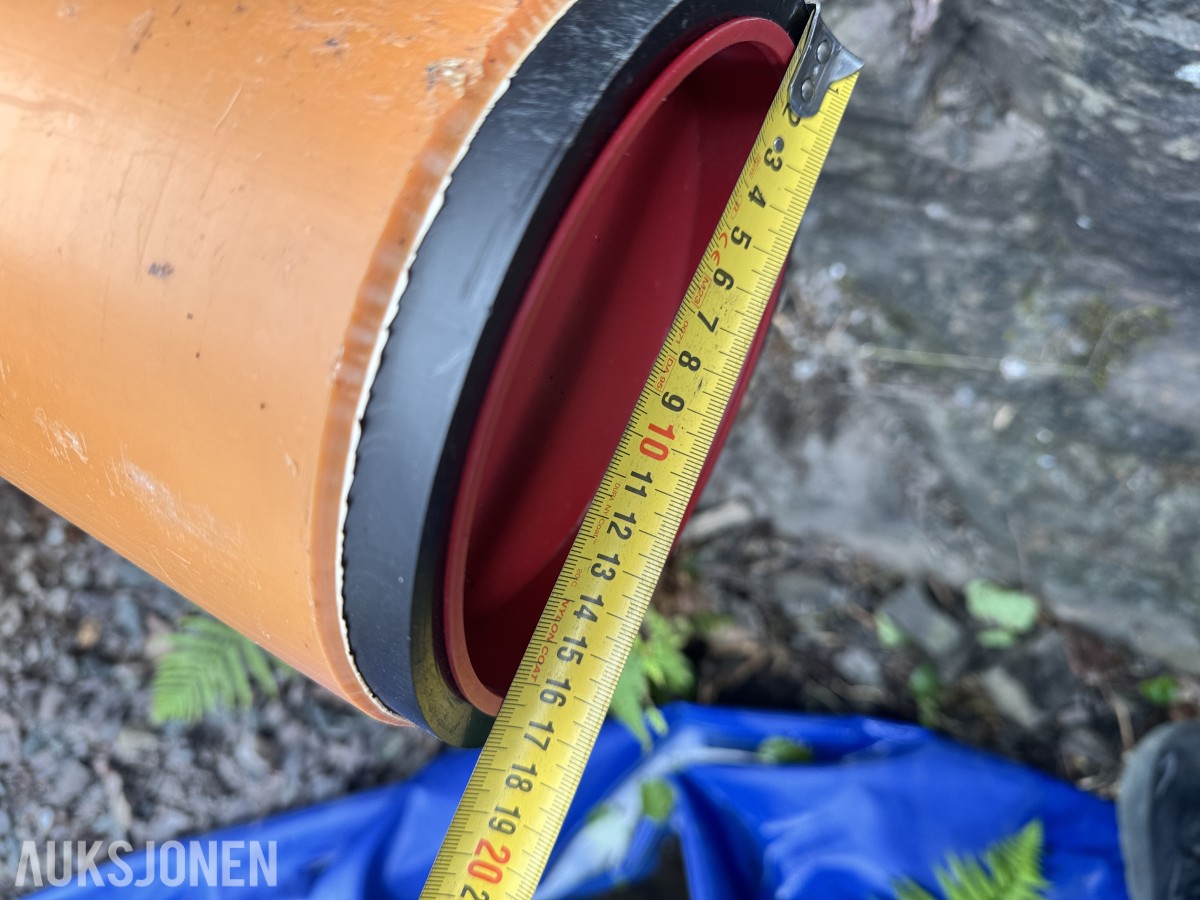 4 Stk JAPI-PIPE PE/PP-rør  /m beskyttelseskappe