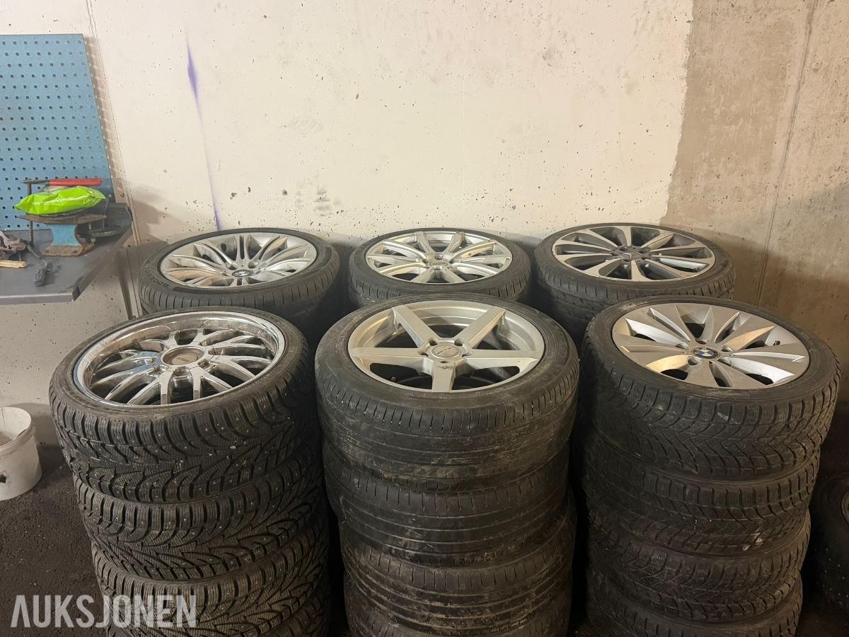 7 Sett Dekk Og Felg: BMW,Volkswagen,Mercedes M, E-klass, T6