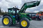 2021 John Deere 6155R med laster