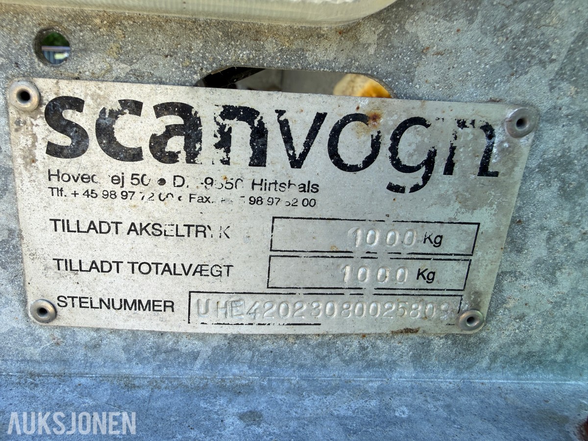 2008 Scanvogn mannskapsvogn / brakke WC / lager 