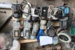 PARTI ELEKTRISKE MOTORER OG GIRKASSER – CA. 14 ENHETER