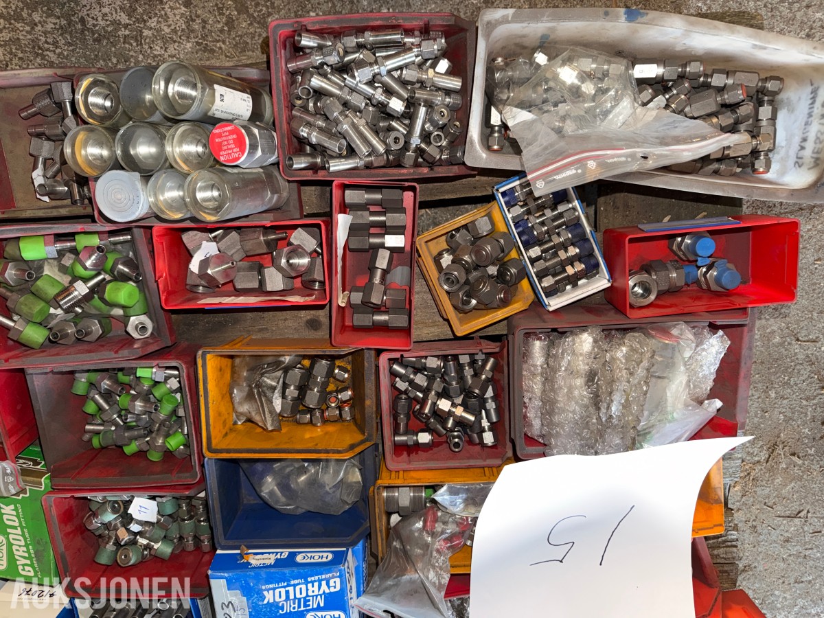 PARTI RØRKOBLINGER OG HYDRAULIKKFITTINGER - HOKE GYROLOK / SWAGELOK