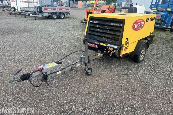 Kaeser MOBILAIR M45 byggekompressor - Kubota diesel, 7 bar