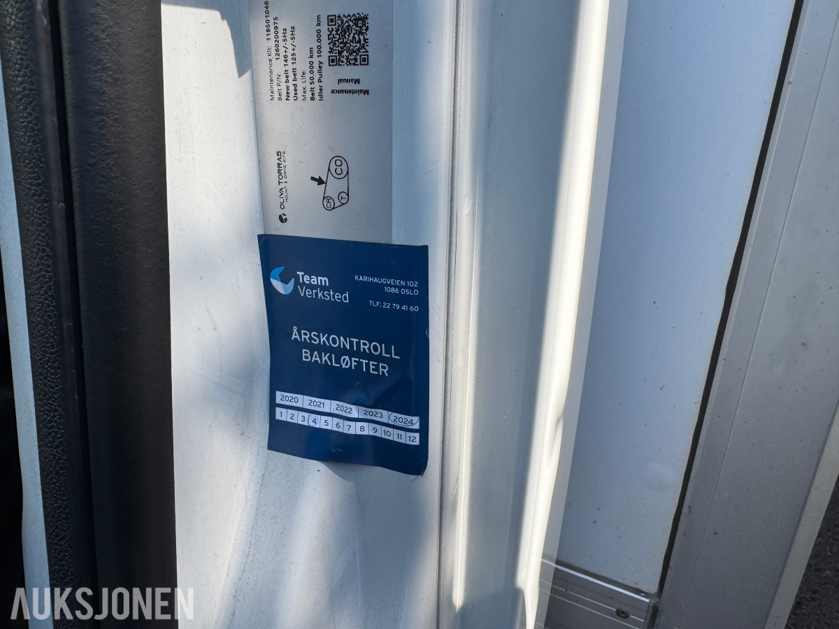 2022 IVECO DAILY KJØL/FRYS LØFTELEM AUTOMATGIR REP.OBJEKT
