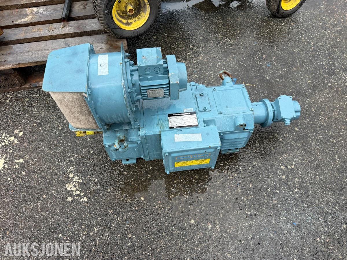 THRIGE ELECTRIC ERVOMOTOR 10,5 KW MED KJØLEVIFTE
