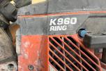 2010 Husqvarna K960 Ring, bensindrevet ringsag med transportkasse