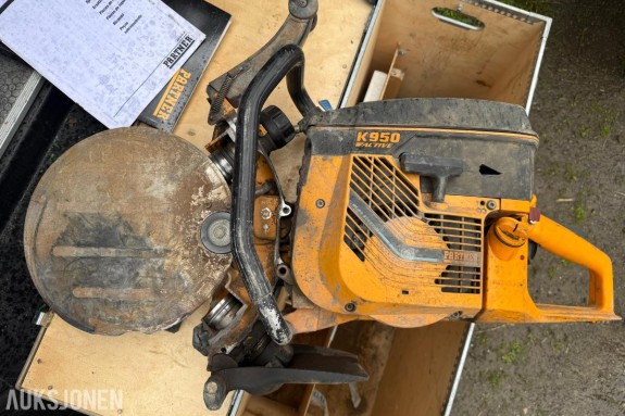 2005 Partner K950 Active Ringsag, bensindrevet ringsag med transportkasse