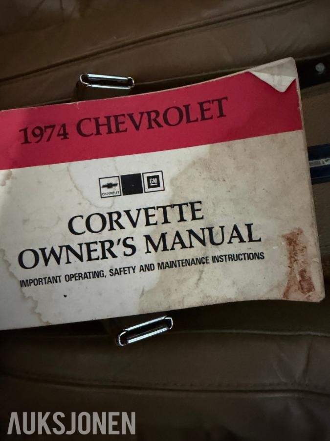 1974 Chevrolet CORVETTE CAB 5,7 ,FRITATT EU, 103000km