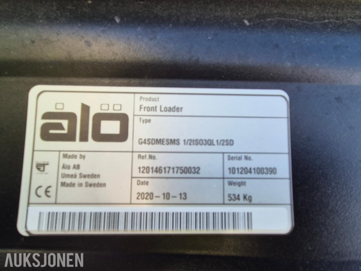 2021 Valtra A114 med laster