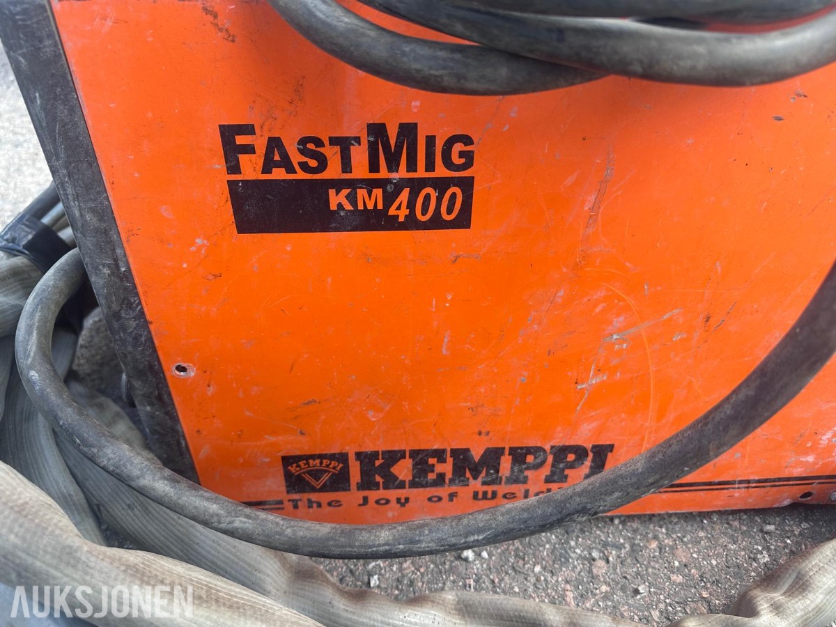 Kemppi FastMig KM 400 med Selco Quasar 270 – Sveiseutstyr