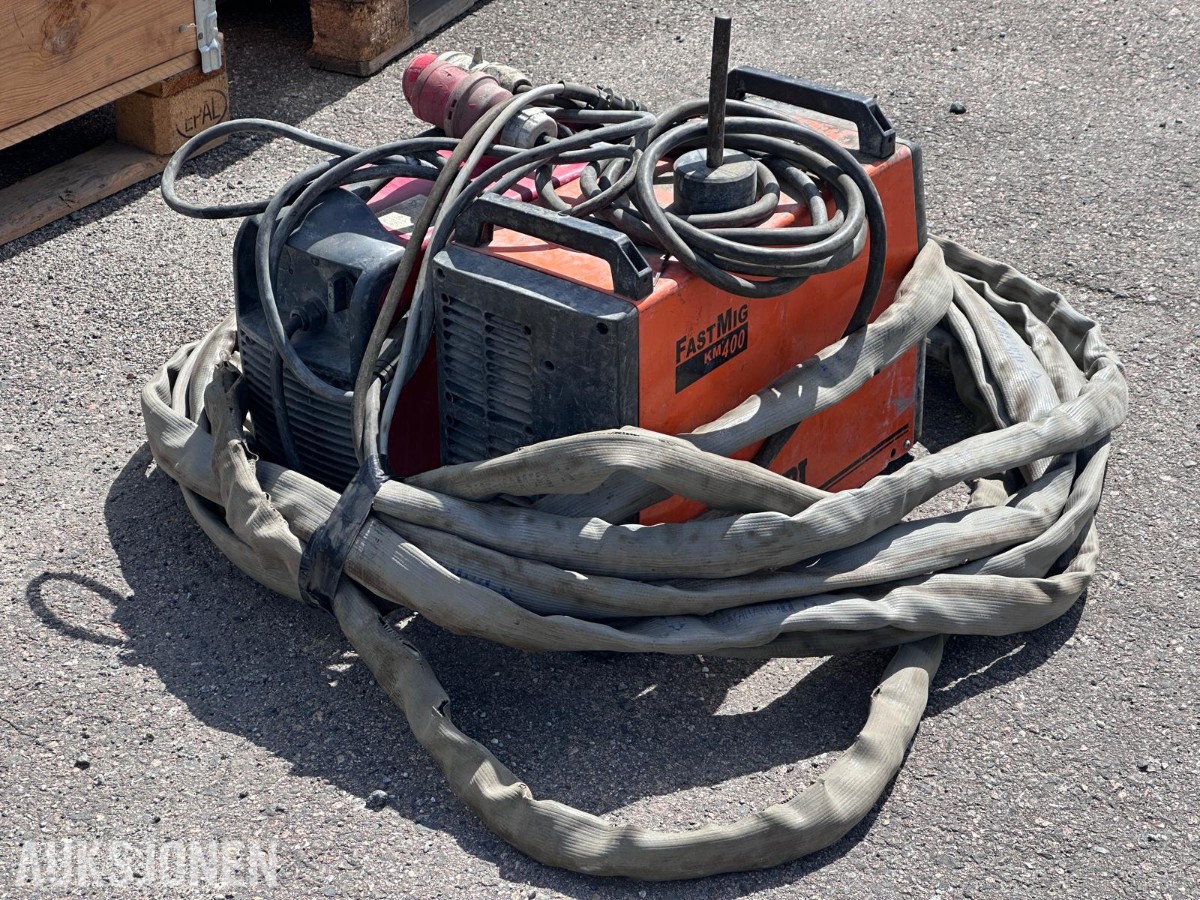 Kemppi FastMig KM 400 med Selco Quasar 270 – Sveiseutstyr