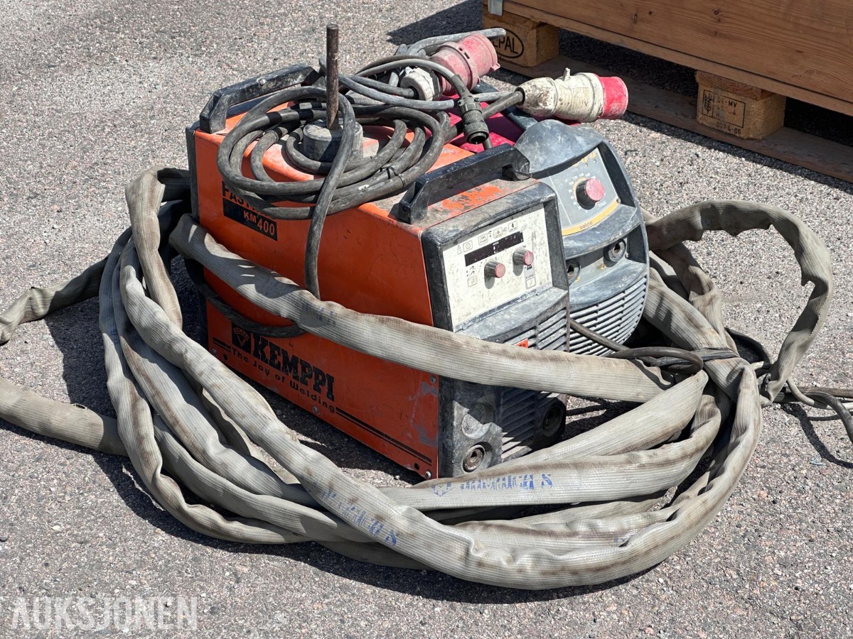 Kemppi FastMig KM 400 med Selco Quasar 270 – Sveiseutstyr