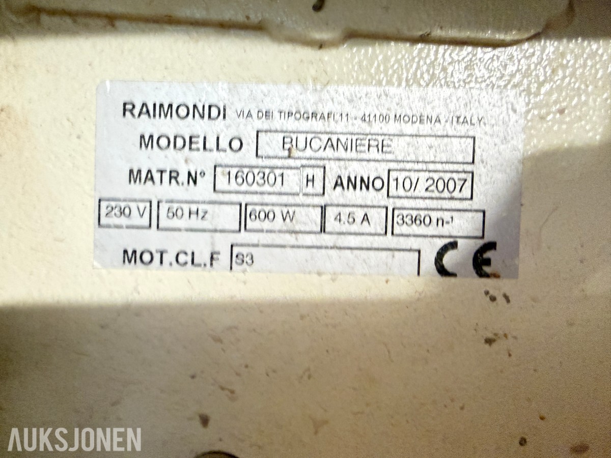 2007 RAIMONDI BUCANIERE FLISSAGER / FLISKUTTERE - 2 STK