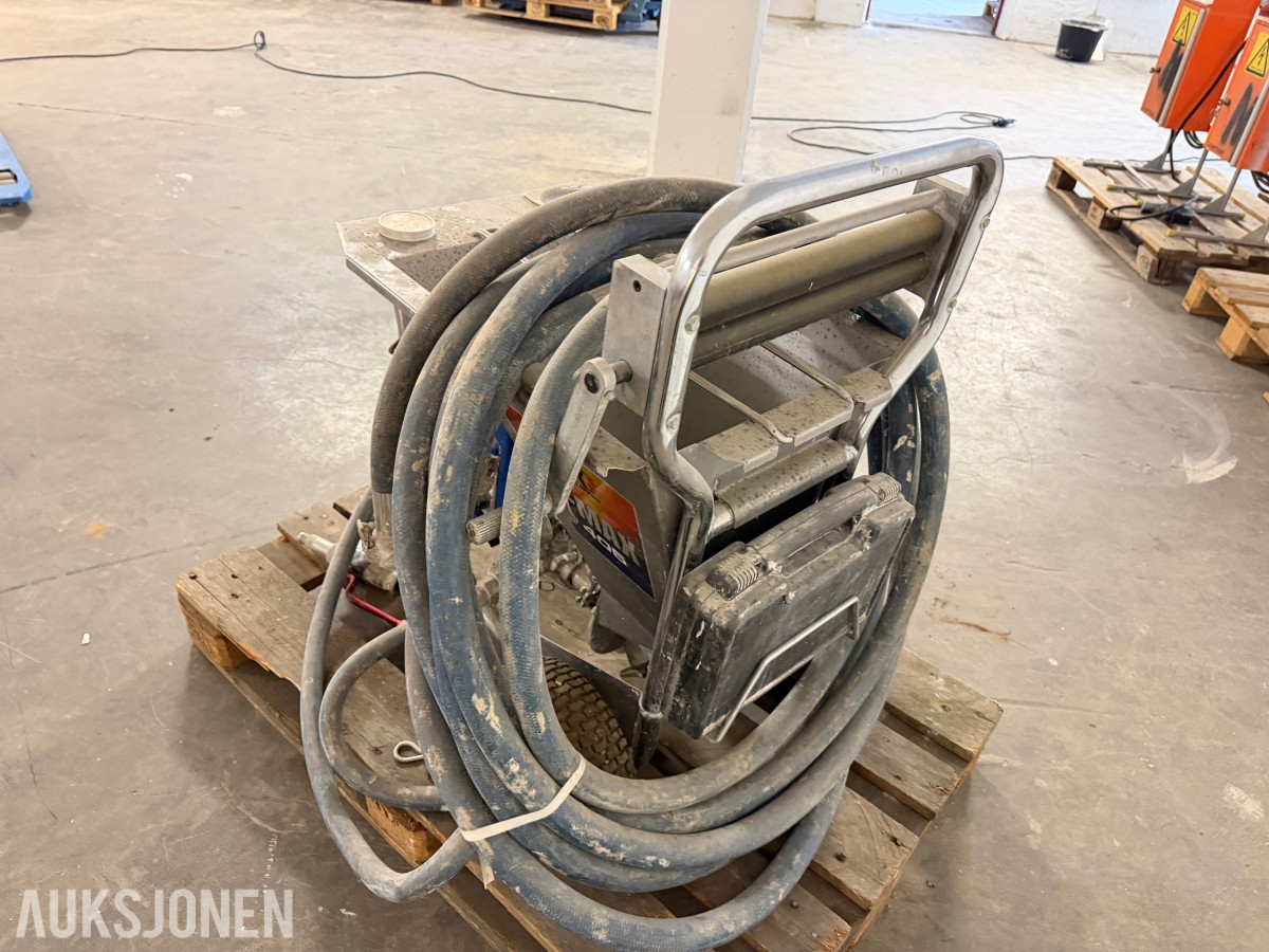 GRACO T-MAX 405 MØRTEL- OG PUSSPRØYTE MED SLANGER
