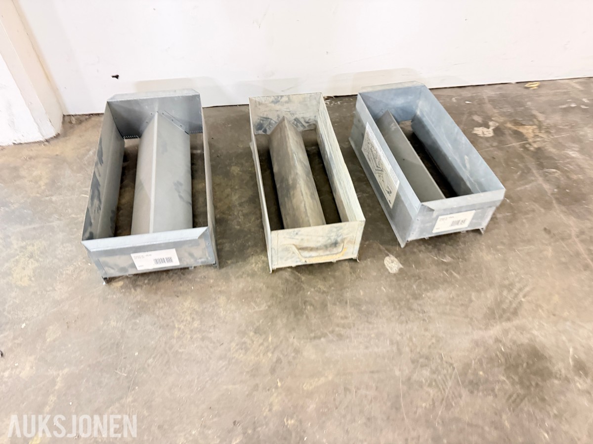 LECA MØRTELKASSER FOR BLOKKMUR - 3STK