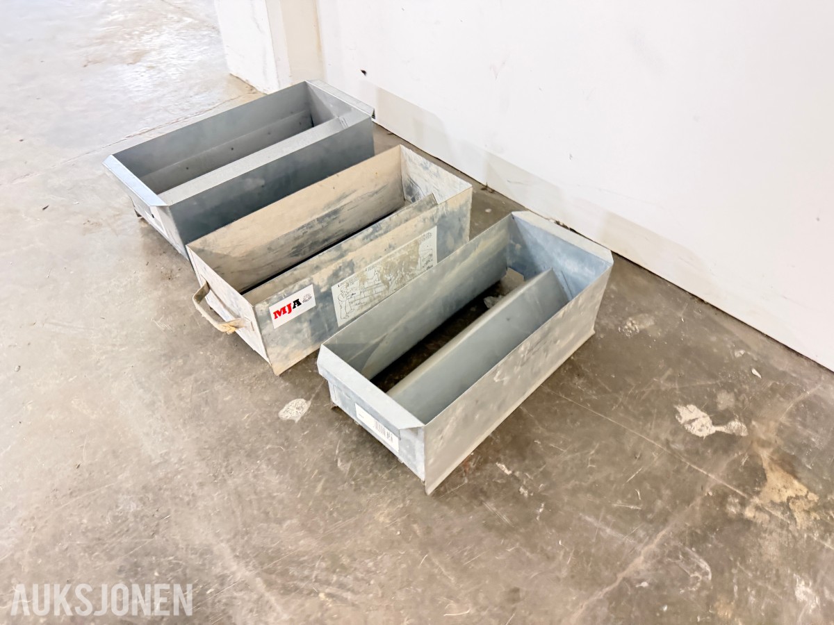 LECA MØRTELKASSER FOR BLOKKMUR - 3STK