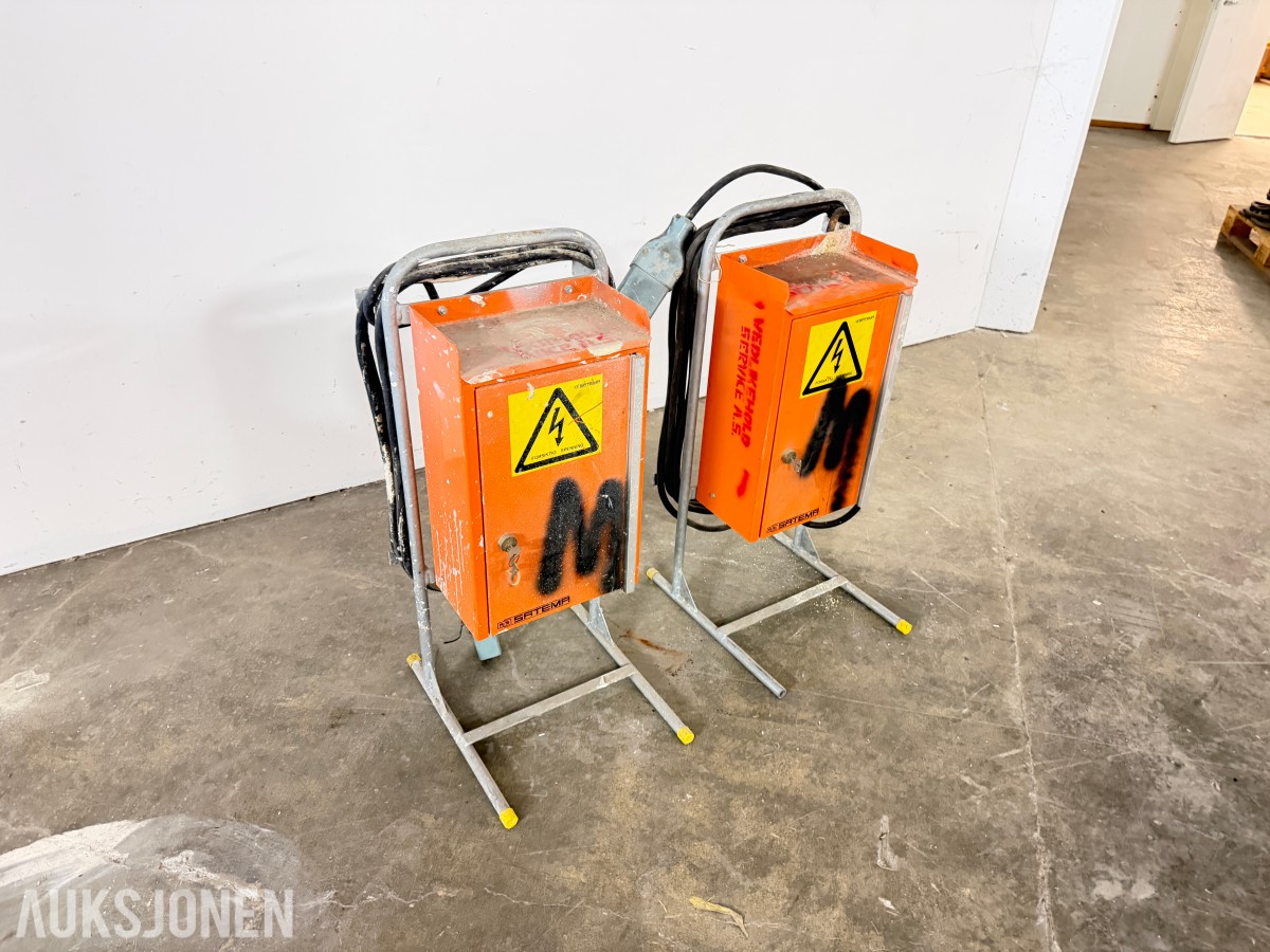 SATEMA MIDLERTIDIGE STRØMFORDELERE 230V / 25A - 2STK