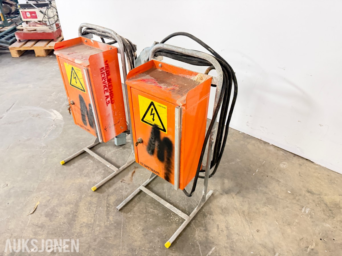 SATEMA MIDLERTIDIGE STRØMFORDELERE 230V / 25A - 2STK