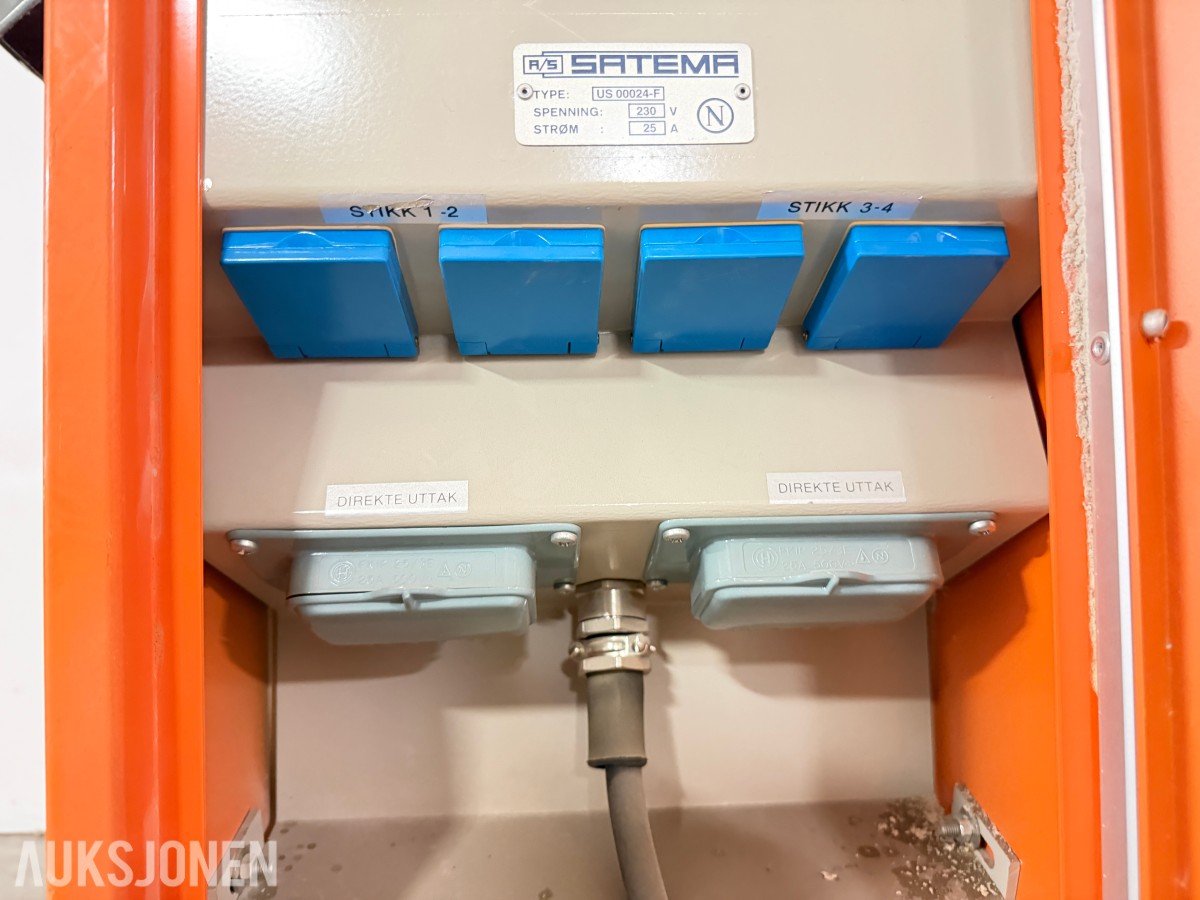 SATEMA MIDLERTIDIGE STRØMFORDELERE 230V / 25A - 2STK