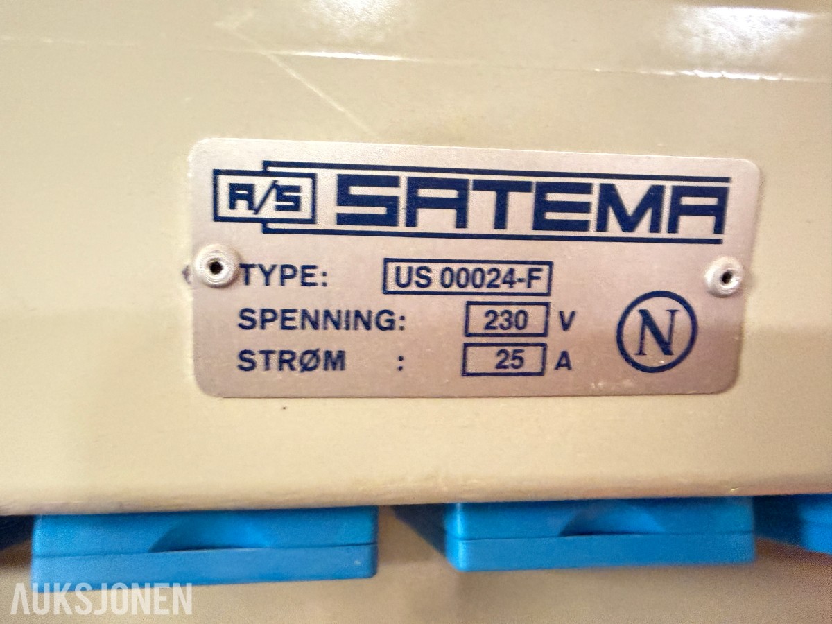 SATEMA MIDLERTIDIGE STRØMFORDELERE 230V / 25A - 2STK