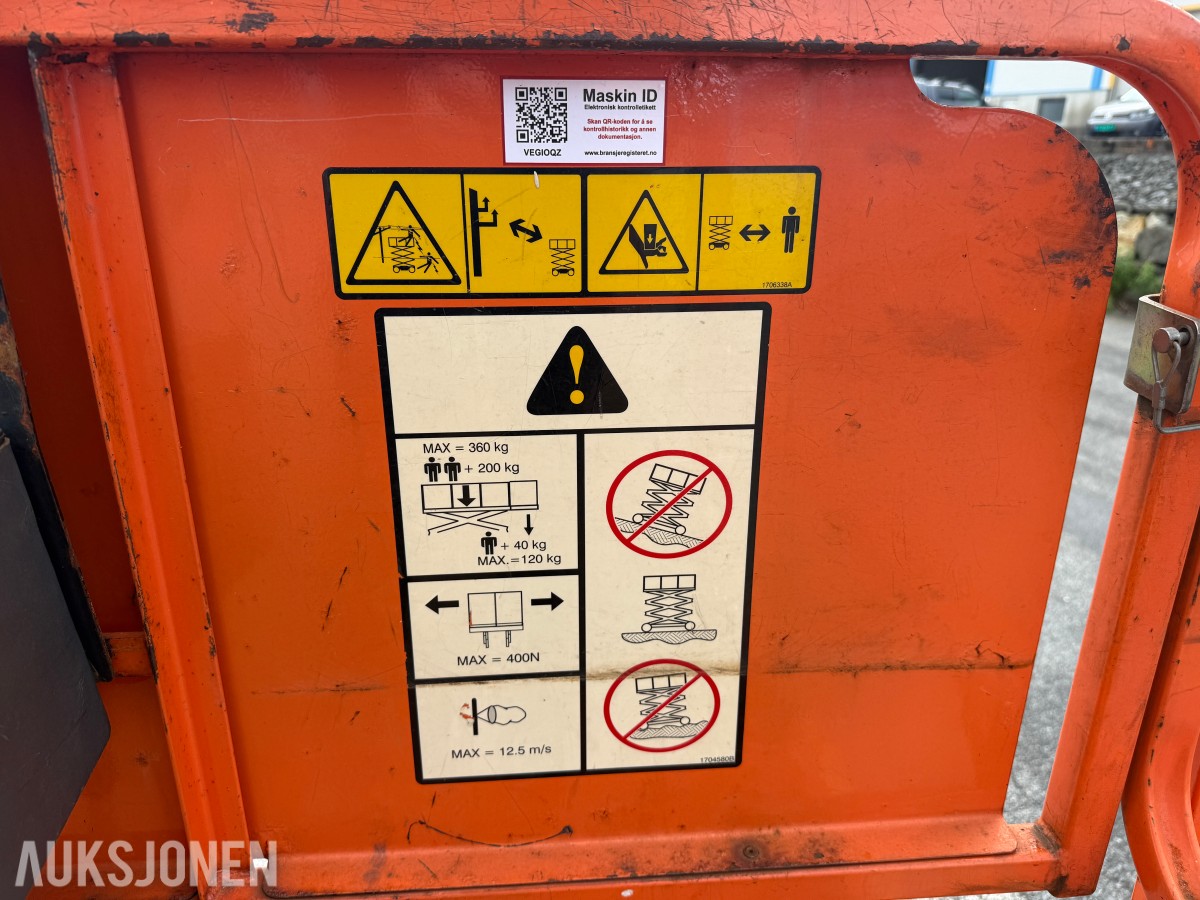 JLG M4069 Sakslift 4x4 – Batteri/Hybrid