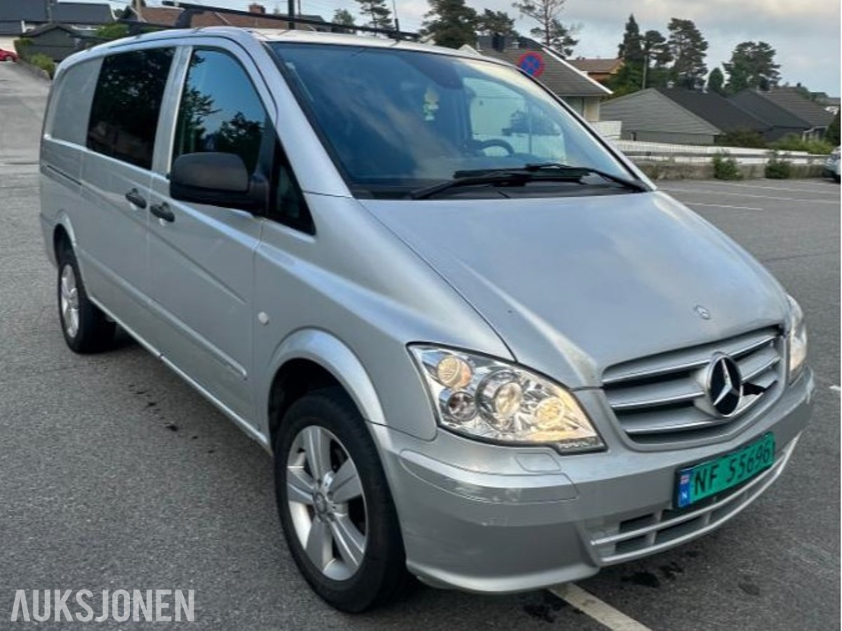 2012 Mercedes Benz Vito 116 CDI 163hk 4MATIC Automatgir Parkeringsvarmer Tilhengerfeste