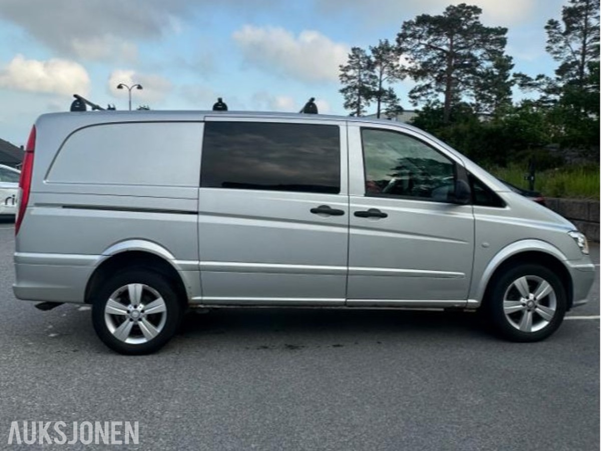 2012 Mercedes Benz Vito 116 CDI 163hk 4MATIC Automatgir Parkeringsvarmer Tilhengerfeste