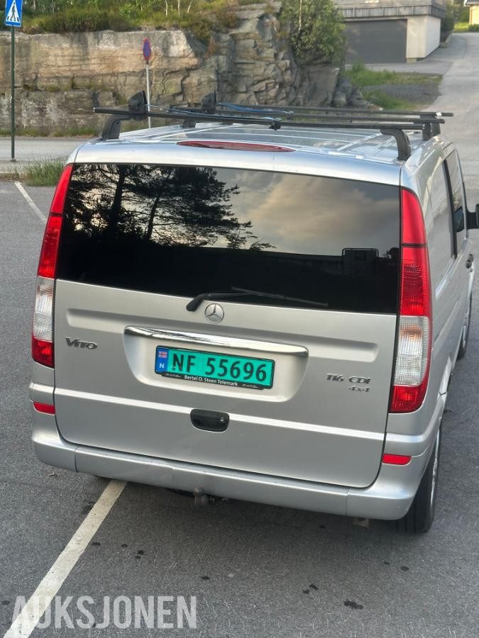 2012 Mercedes Benz Vito 116 CDI 163hk 4MATIC Automatgir Parkeringsvarmer Tilhengerfeste