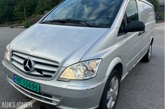 2012 Mercedes Benz Vito 116 CDI 163hk 4MATIC Automatgir Parkeringsvarmer Tilhengerfeste
