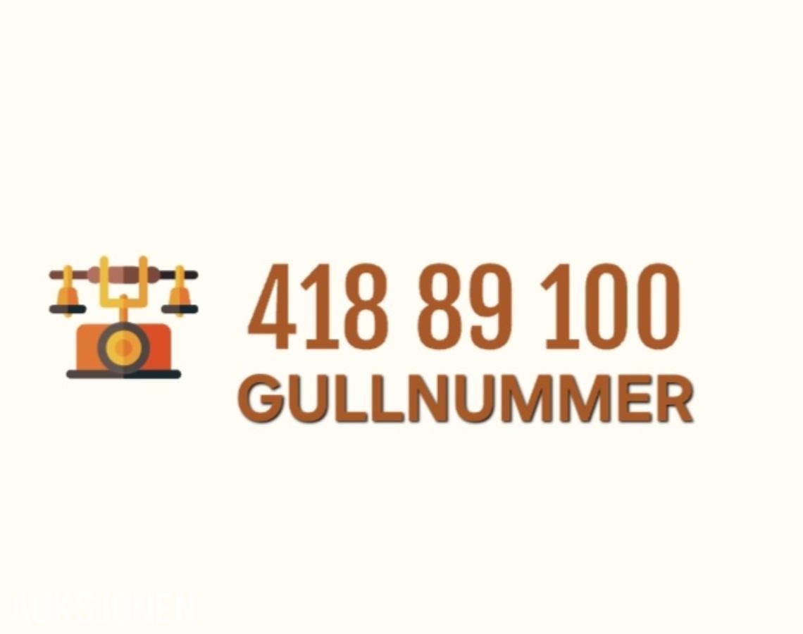 Gullnummer: 418 89 100