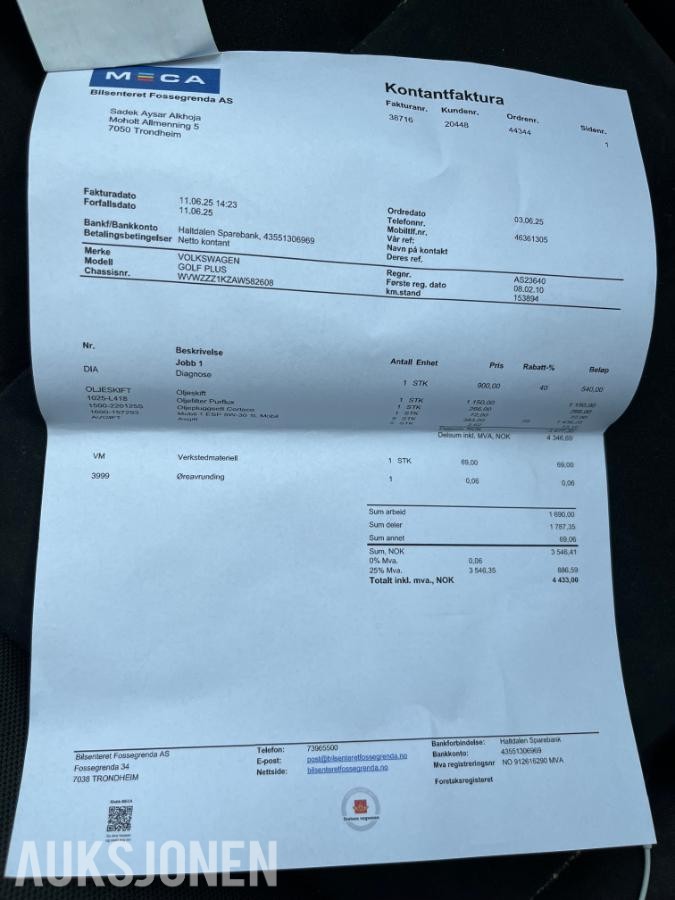 2010 Volkswagen Golf Plus 1.6 105hk automat cruisekontroll hengerfeste 164626km