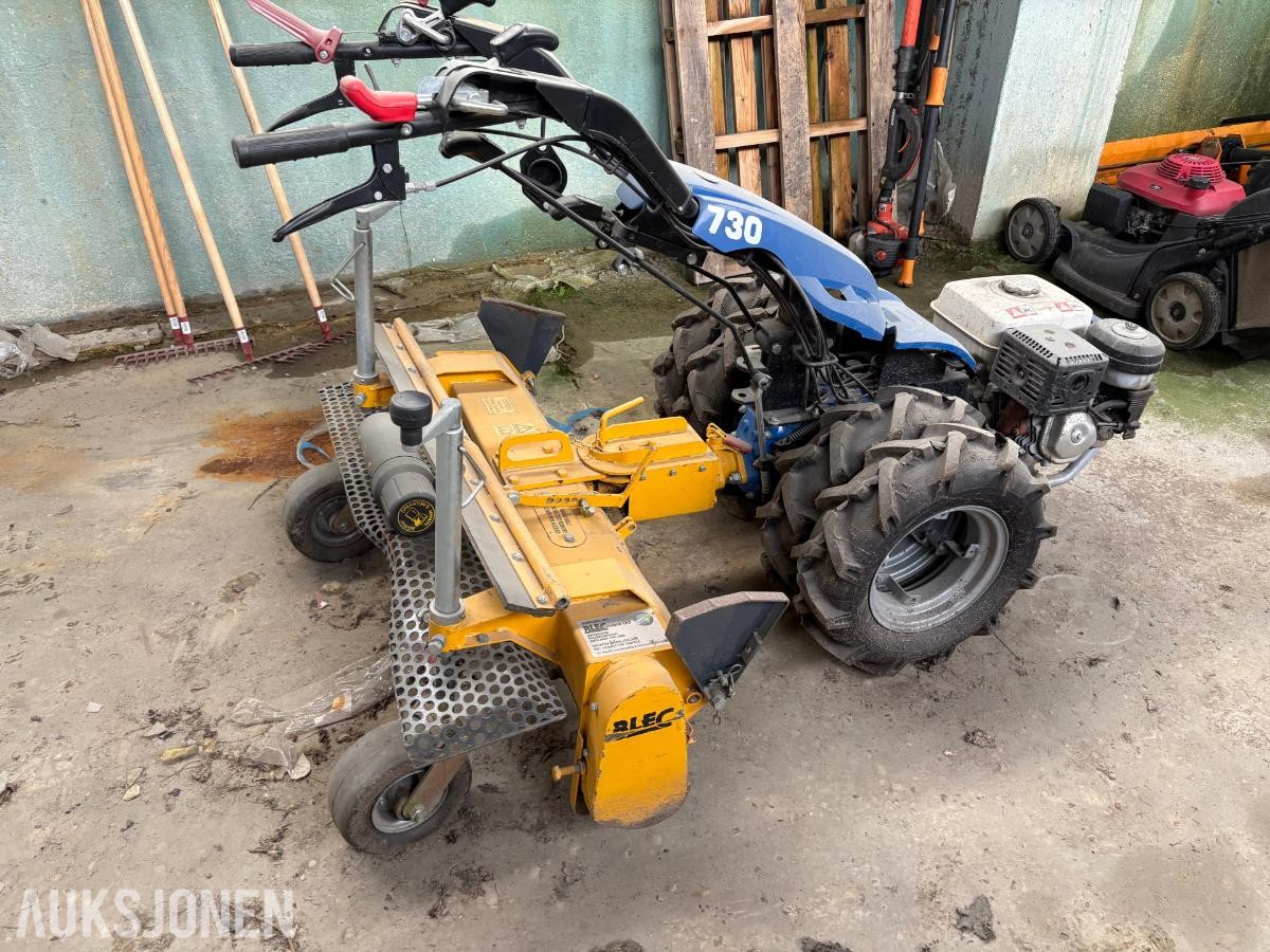 BCS 730 tohjulstraktor med BLEC PBR100 steinhenter