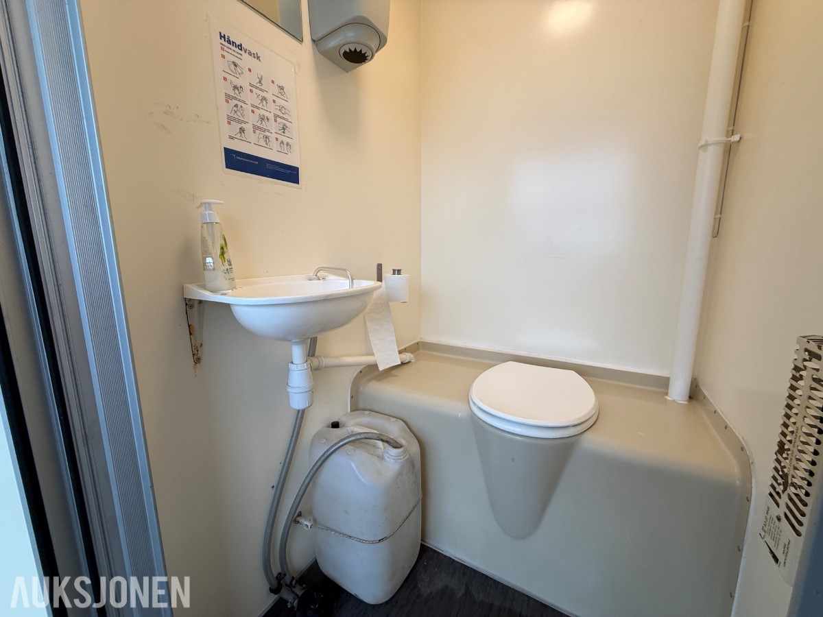 Arnpro Mobil mannskapsbrakke med kjøkken / toalett og lagerrom