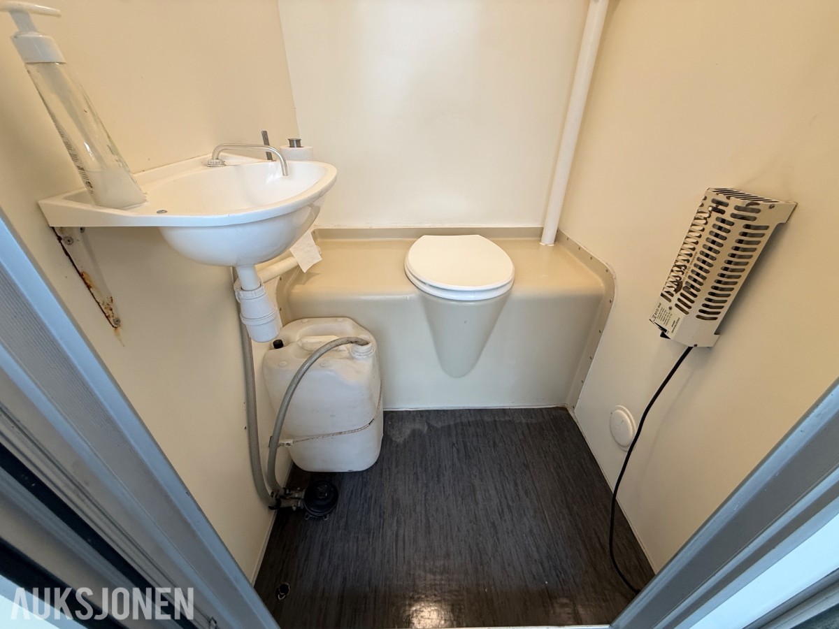 Arnpro Mobil mannskapsbrakke med kjøkken / toalett og lagerrom