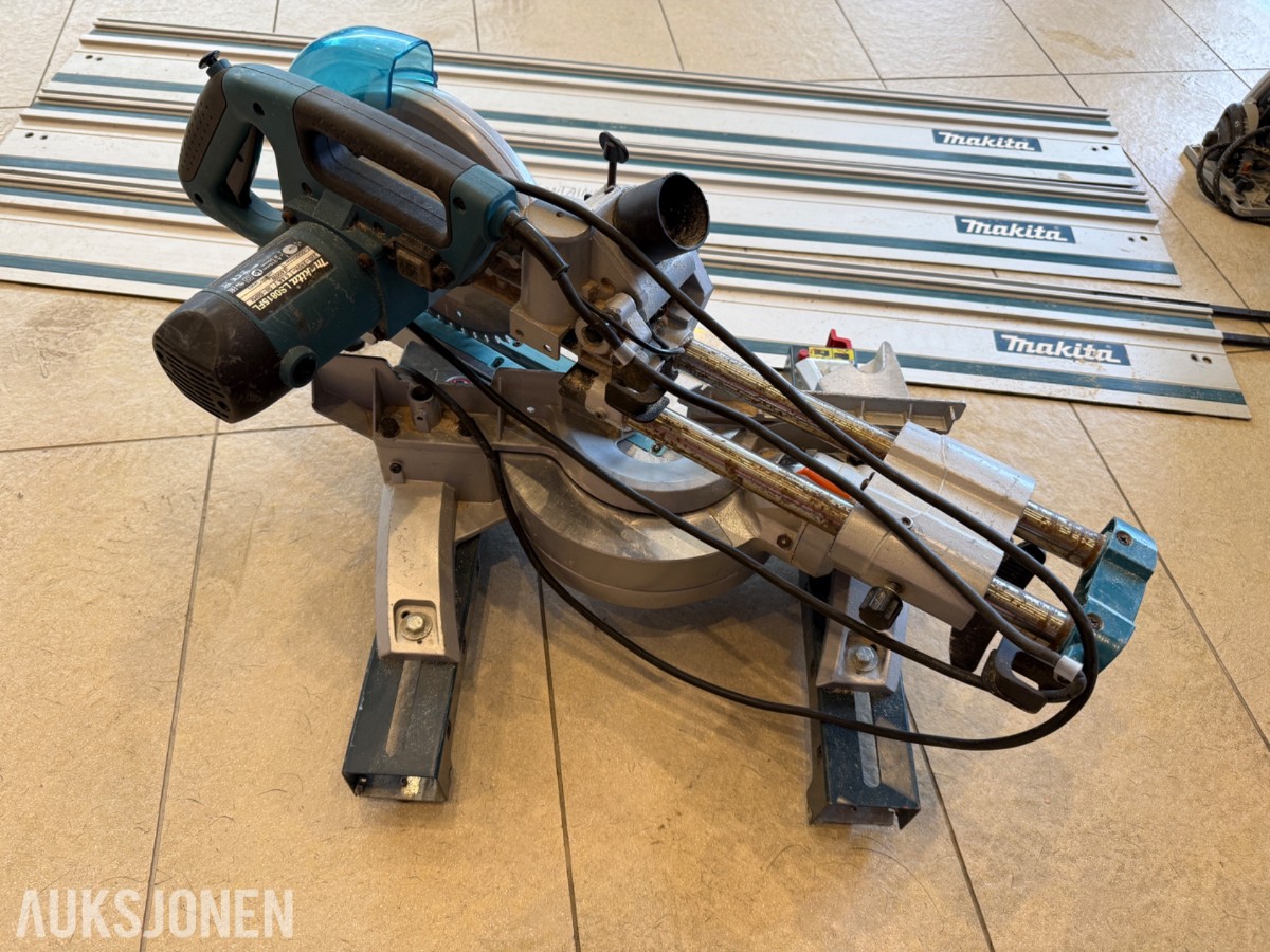Makita skinnesag og kapp og gjærsag