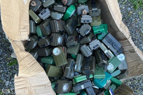 Militære lommelykter ca 70stk