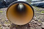 Wavin 684/593mm X-Stream overvannrør m/muffe u/pakn.