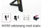 MX 80 vektstang treningsutstyr