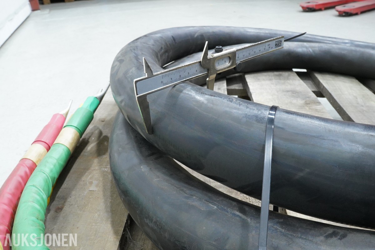 Kraftig Kabel, 4 kabler med kabelsko i begge ender