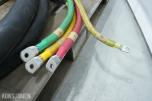 Kraftig Kabel, 4 kabler med kabelsko i begge ender