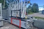 Rullestillas - 7,2 m totalhøyde, komplett alu-stillas /m oppbevaings-stativ
