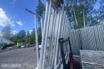 Rullestillas - 7,2 m totalhøyde, komplett alu-stillas /m oppbevaings-stativ