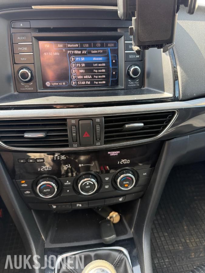 2015 Mazda 6, 2.2D 150HK,HENGERFESTE,EU-OK 5-2027, 305000KM