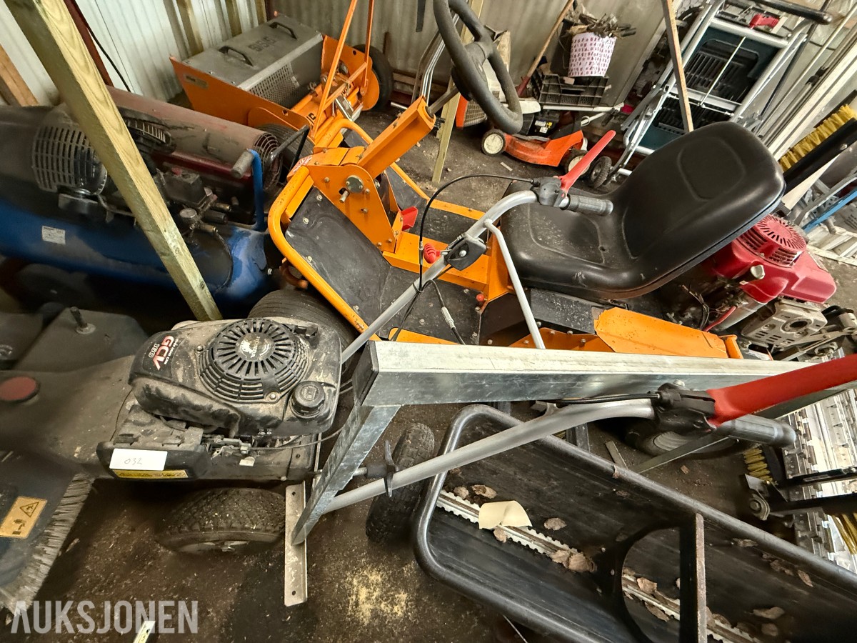 Feiemaskin med Honda GCV160 motor
