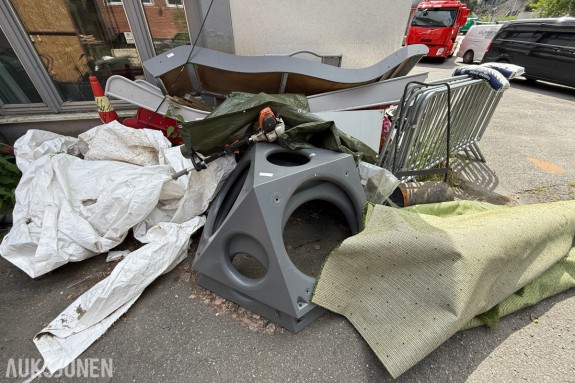 Parti diverse bygg- og anleggsmateriell