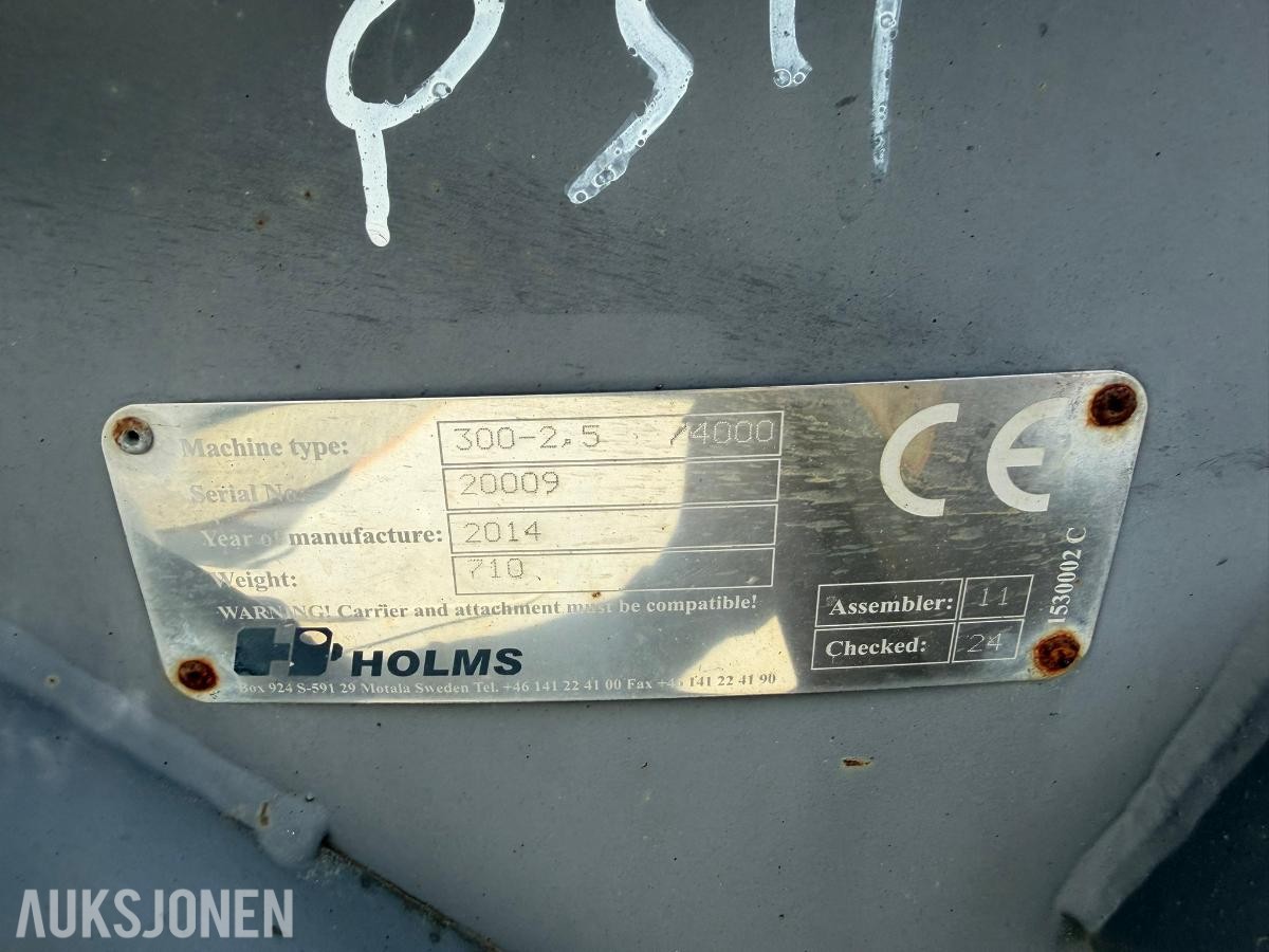 2014 Holms Feiemaskin 300-2,5 / 4000