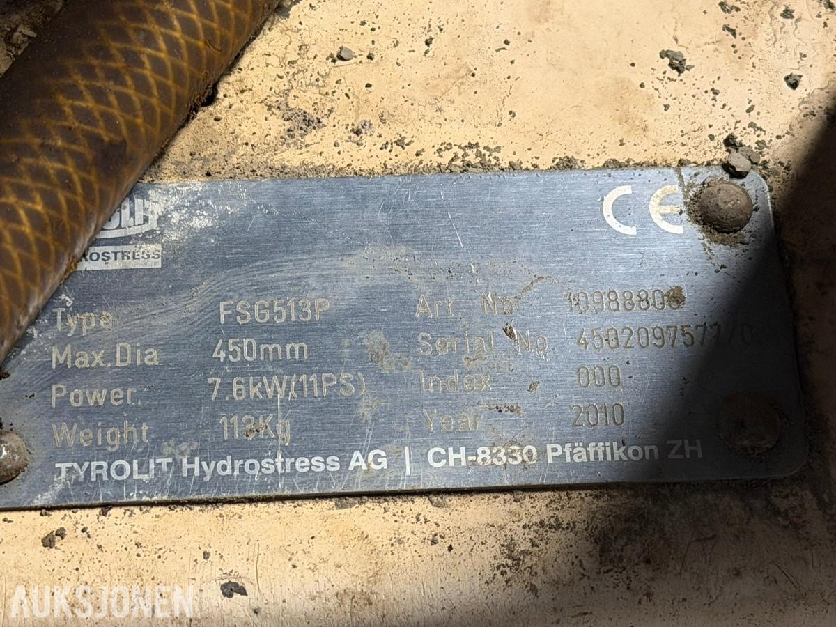 2010 TYROLIT FSG513P Gulvsag