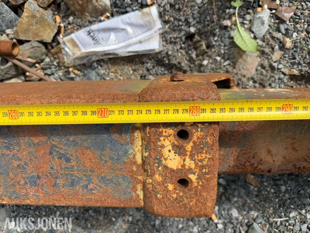 Hydraulisk jibb med S70-feste og utskyv – ca. 280 cm