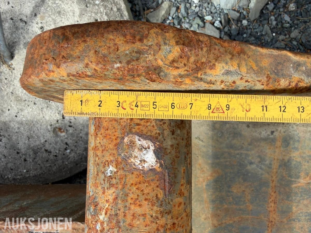 Hydraulisk jibb med S70-feste og utskyv – ca. 280 cm